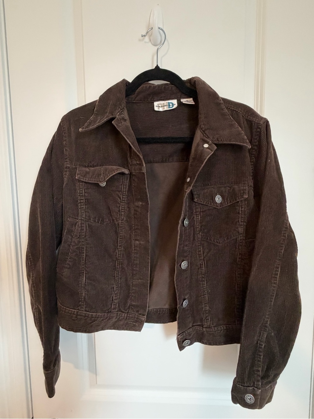 Paul Harris Design Brown Corduroy Button Jacket